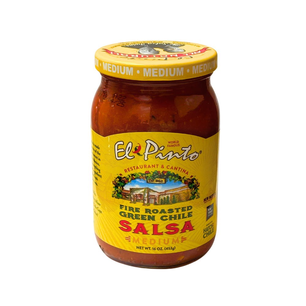SALSA ORIGINAL (Mild, Medium, Hot), EL PINTO, 1 JAR, 16 OZ
