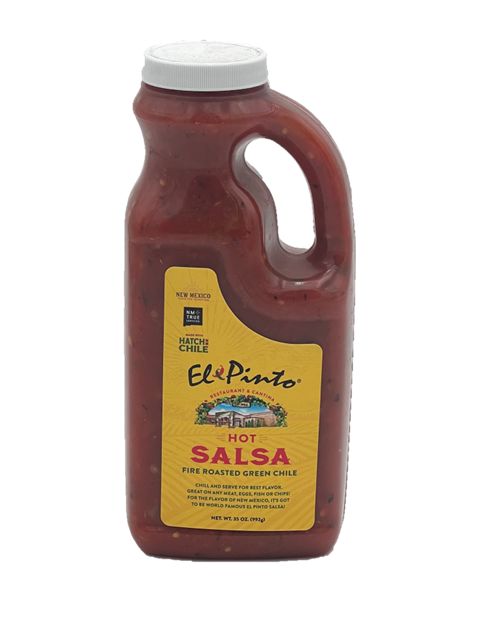 SALSA ORIGINAL (Mild, Medium, Hot), EL PINTO, 1 JAR, 16 OZ