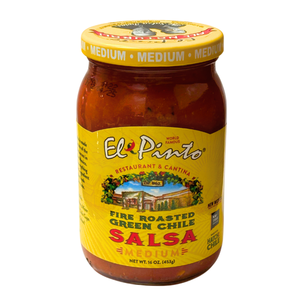 SALSA ORIGINAL (Mild, Medium, Hot), EL PINTO, 1 JAR, 16 OZ