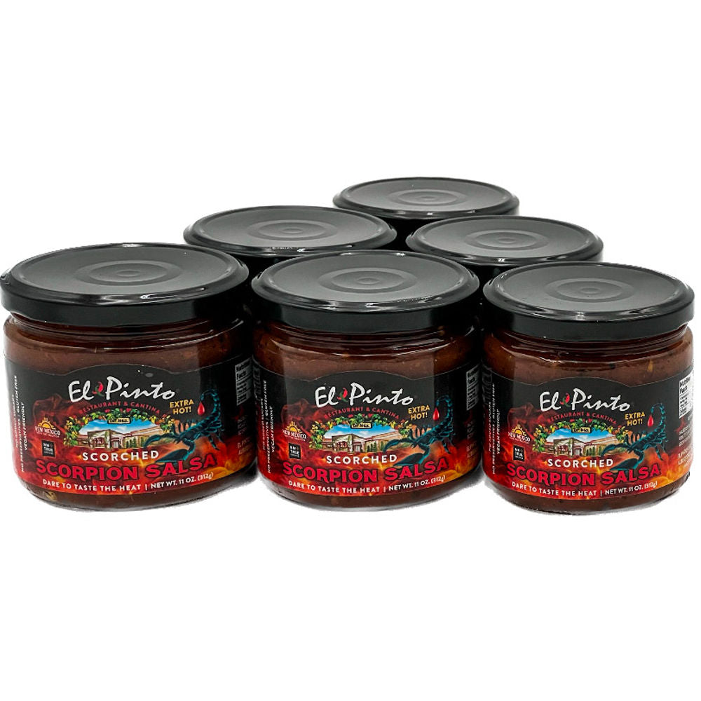 SCORPION SCORCHED SCORPION SALSA, El Pinto, 11oz
