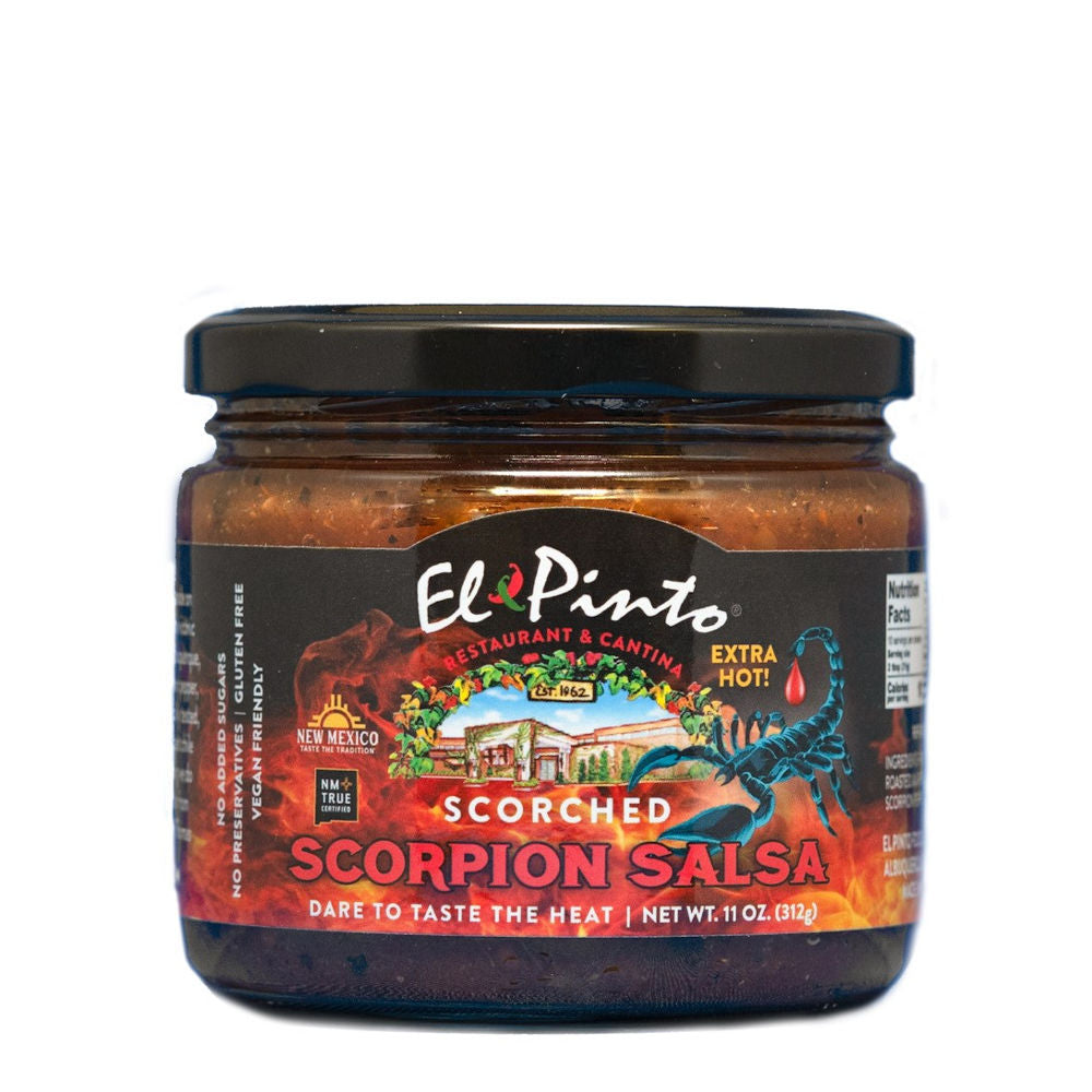 SCORPION SCORCHED SCORPION SALSA, El Pinto, 11oz