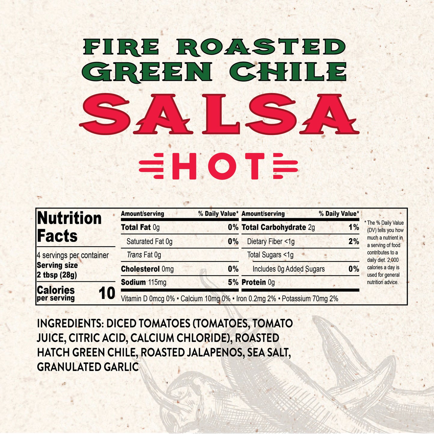 SALSA ORIGINAL (Mild, Medium, Hot), EL PINTO