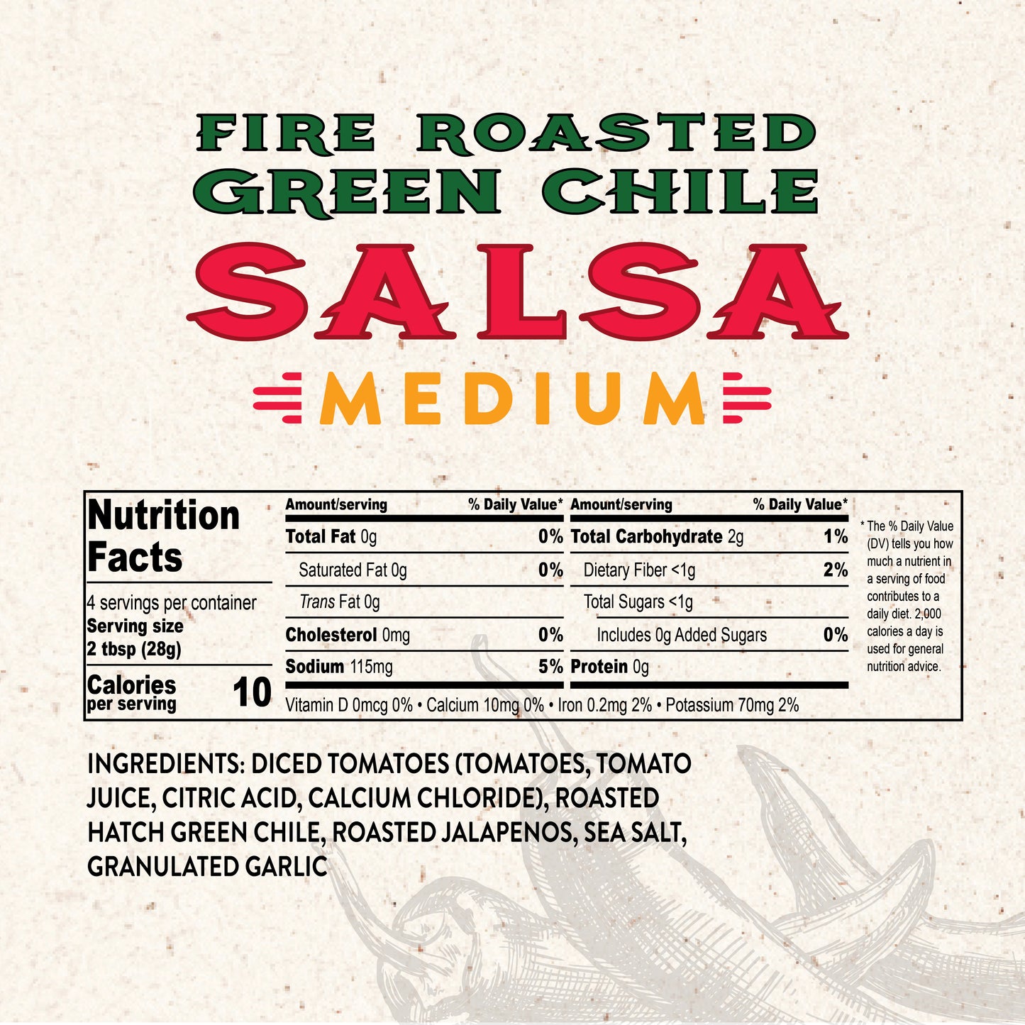 SALSA ORIGINAL (Mild, Medium, Hot), EL PINTO