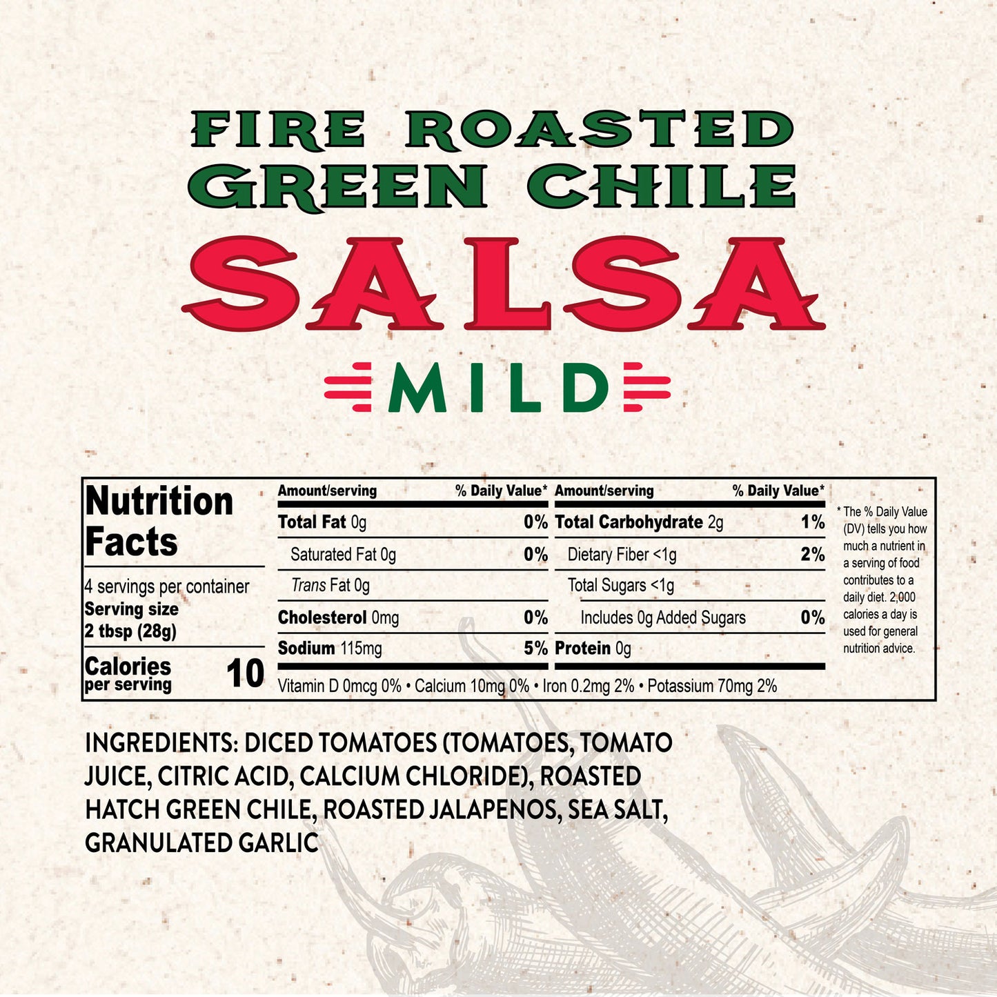 SALSA ORIGINAL (Mild, Medium, Hot), EL PINTO