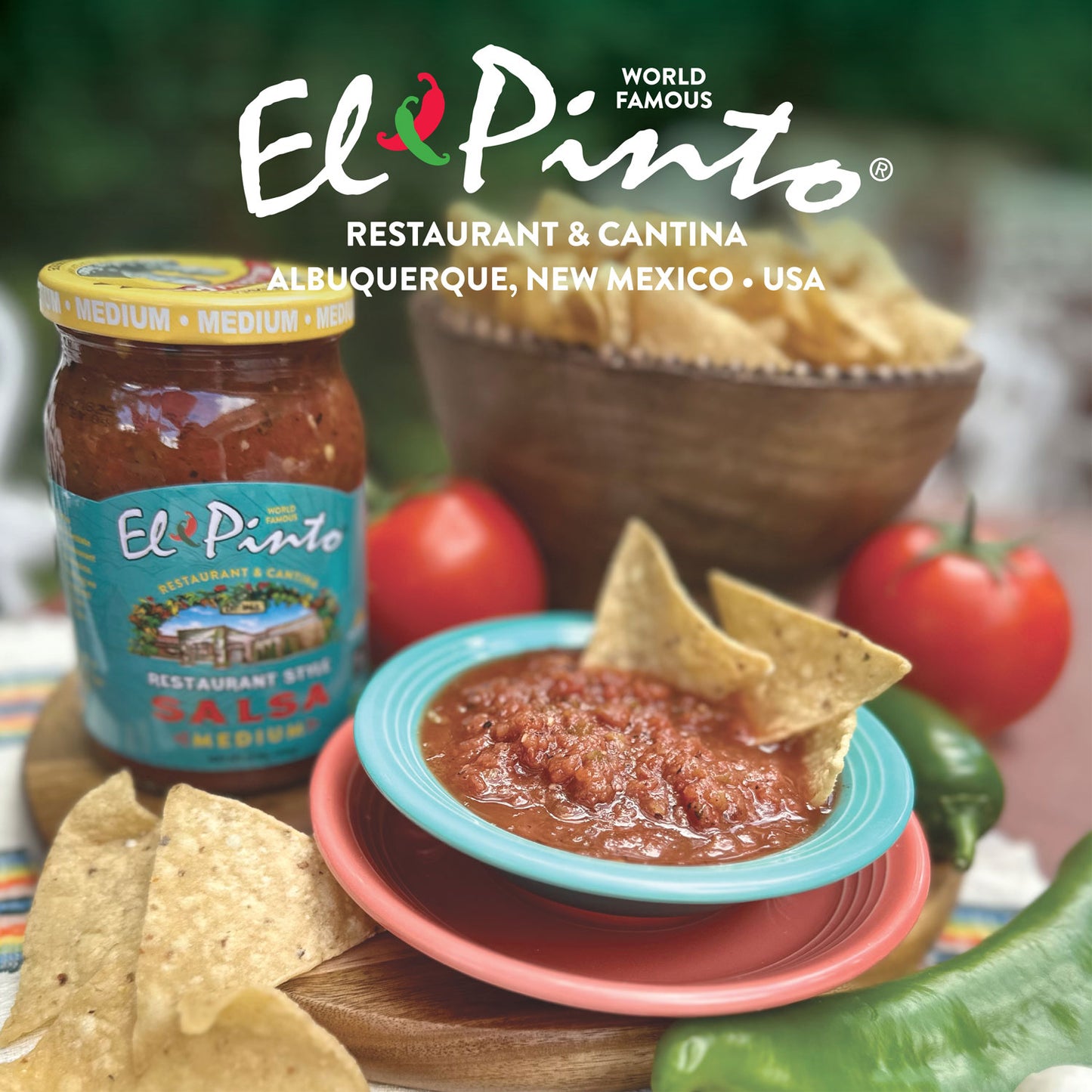 SALSA, MEDIUM RESTAURANT STYLE SALSA, EL PINTO