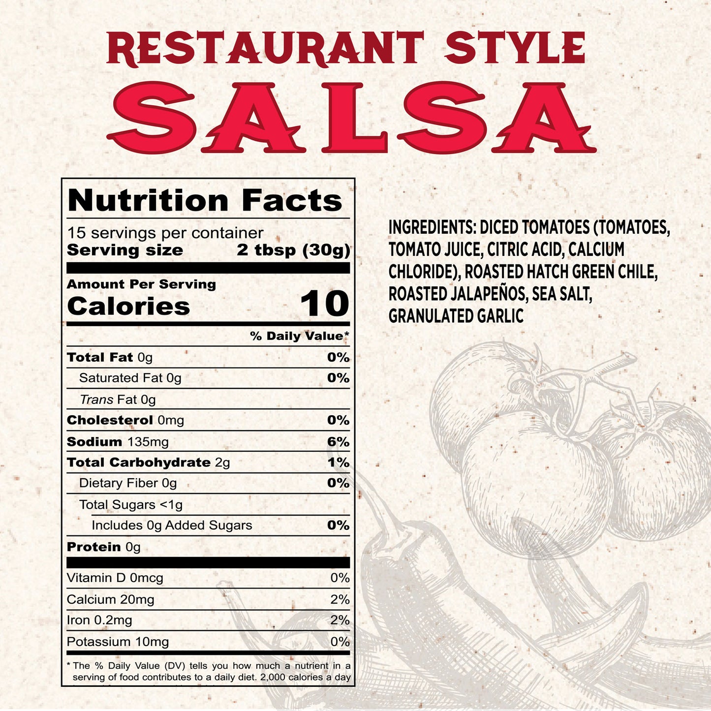 SALSA, MEDIUM RESTAURANT STYLE SALSA, EL PINTO